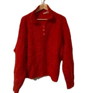 Vintage Cherry Red Sweater